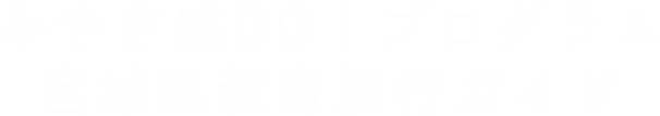 みやぎ感DO！プログラム宮城県教育旅行ガイド